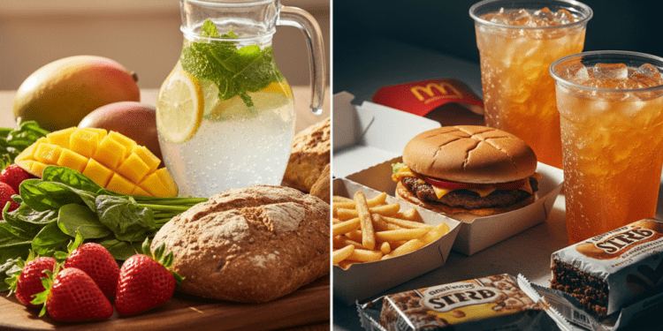 beneficios da alimentacao saudavel e riscos da dieta sad