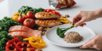 transicao para uma dieta de alimentos frescos e proteinas