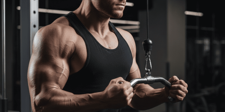 treine o triceps para bracos maiores e equilibrados